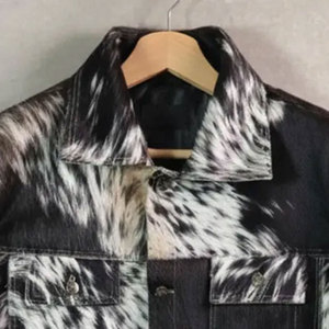 เสื้อแจ็คเก็ตหนังวัวแท้คุณภาพสูงสำหรับผู้ชาย ดีไซน์คอตั้งแบบซิป กันลม เสื้อคลุมกันหนาวสำหรับฤดูหนาว - Product Image 6