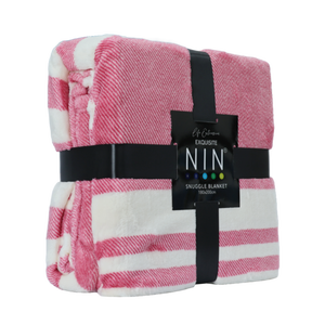 2025 New Queen Size 100% Polyester Fleece <b>Blanket</b> Solid Pattern Knitted Technique for Winter - Product Image 1