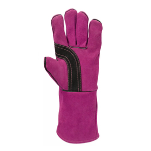 Customized Anti Heat Cowhide Split Leather Hand Protective Welding Work <b>Gloves</b> Best Hot Sale Safety Welder Working <b>Gloves</b> - Product Image 2