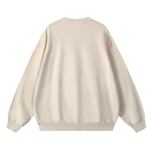 <b>Men</b> Women Acid Wash Sweatshirt Oversized Vintage Crewneck Streetwear Custom Logo OEM ODM Wholesale - Product Image 2