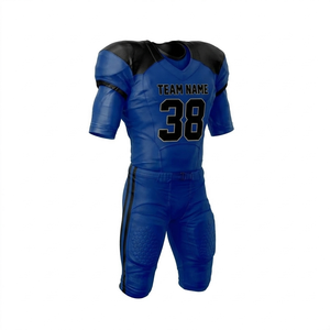 Conjunto de Uniforme de Fútbol Americano, Diseño 2026, Manga Corta, Color y Logotipo Personalizados, Impresos, 100% Poliéster |   Venta al por Mayor OEM - Product Image 6
