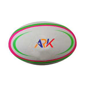Ballon de rugby de terrain léger avec texture antidérapante de qualité supérieure, idéal pour les écoles, les clubs et les jeux d'équipe - Product Image 2