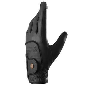 Gants d'équitation tactiles à doigts complets, adhérence ferme, style unique pour homme, en cuir véritable, pour sports de plein air - Product Image 2