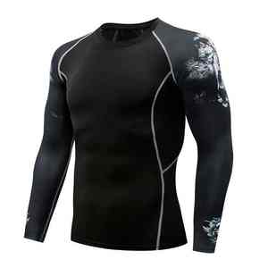Nouveau design 2025 – Rashguard MMA respirant pour homme, manches longues, avec logo personnalisé - Product Image 1