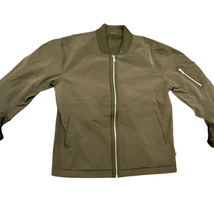 Blouson de motard homme personnalisé 2026 avec logo, en fourrure de mouton, boutons, col montant, appliqués, décontracté, automne-hiver - Product Image 4