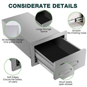 Mobili con Cassetti per Cucina Esterna o Soluzione di Stoccaggio per Cortile - Product Image 5