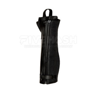 Mini Chaps de Cuero Suave para Protección de Patas de Caballo, Diseño de Cuero Liso para Entrenamiento Ecuestre al Aire Libre - Product Image 4