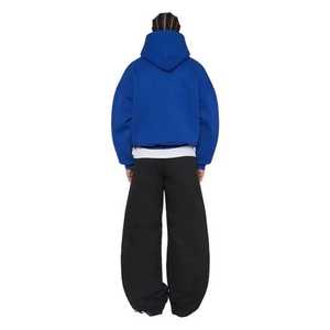 Sudadera Oversize de Algodón Pesado de 430 g/m² con Hombros Caídos, sin Cordones, Personalizable con Logotipo para Fabricantes de Ropa Urbana - Product Image 4