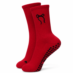 Calcetines de Yoga y Ballet Antideslizantes con Logotipo Bordado Personalizado, Medias de Pilates con Agarre de Corazón, para Danza, Ejercicio, Primavera, Mujer - Product Image 1