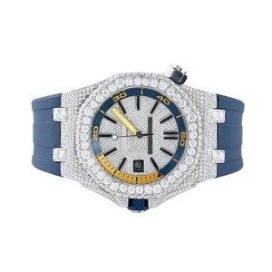 Montre en acier inoxydable de luxe Mossanire, quartz, diamants, pour mariage, fête, occasion, design élégant - Product Image 1