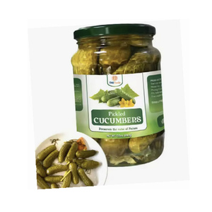 Cornichons marinés délicieux de qualité supérieure, prix abordable, best-seller, emballés dans un bocal Mason de 540 ml - Product Image 1