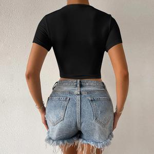 Blusas y Tops de Diseñador para Mujer, Tallas Grandes, Casuales, Elegantes, de Marca de Lujo, Camisas a Rayas de Verano, Transpirables - Product Image 5