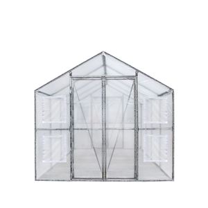 Serra 8FT X 13FT per Coltivazione Indoor con Telo in PVC Ripstop Leno Mesh da 20 Mil, Telaio in Acciaio Zincato e Finestre a Rullo TMG GH813 - Product Image 2