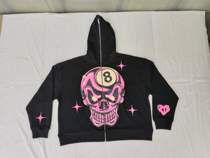 Customized Acid Washed <b>Men'S</b> Hoodies Oversized French Terry 100% Cotton Vintage Washed Cropped Hoodies - Product Image 2