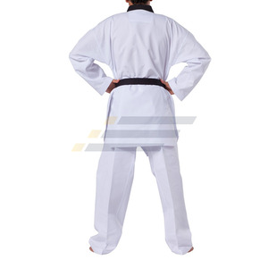 Uniformes de Artes Marciales Mixtas (MMA) y Taekwondo Unisex, 100% Algodón, Cuello en V, Diseño Personalizado y Cómodo - Product Image 3