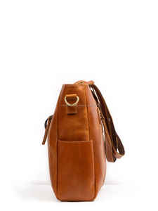 Bolso Tote de Cuero de Grano Completo de Diseño con Múltiples Compartimentos - Product Image 5