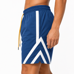 Pantalones Cortos Deportivos de Verano para Hombre, Tejidos, Casuales, 100% Nailon y Spandex, Ecológicos, con Logotipo Frontal, hasta la Rodilla, Resistentes al Viento, de Alta Calidad - Product Image 2