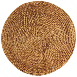 Sous-verres et sets de table en rotin tressé faits main, antidérapants, pour 6 tasses, tasses à thé et réchauds - Product Image 6