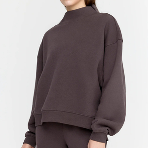 Women Turtleneck Long Sleeve Shirt Stretch Slim Fit Top - Product Image 2