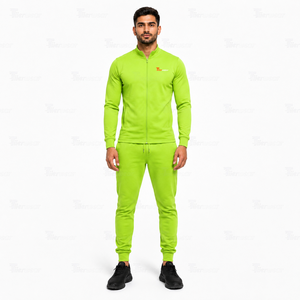 Survêtement de sport pour homme, grande taille, décontracté, respirant, écologique, léger, séchage rapide, veste zippée intégrale - Product Image 1