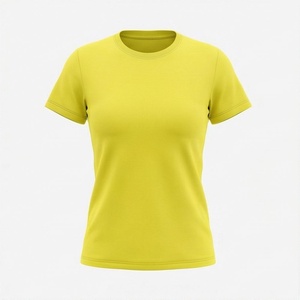 Camiseta de la Mejor Calidad, Directo de Fábrica, Personalizable, Lisa, de Alta Calidad para Mujer, Estilo Desgastado con Lavado Ácido, Nuevo Estilo - Product Image 1