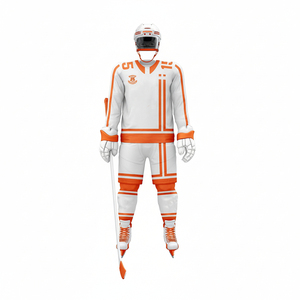 Custom Team Ice Hockey Uniform Customized Color Logo Breathable Anti-UV Polyester Digital Printing Unisex New Design - Product Image 6