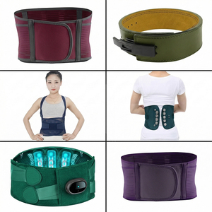 เข็มขัดนวดเอวแบบให้ความร้อนพร้อมแผ่นทำความร้อนอินฟราเรด ปรับอุณหภูมิได้ 5 ระดับ พร้อมโหมดสั่นสะเทือนเพื่อการบรรเทาทันที - Product Image 1