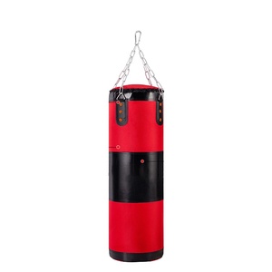Professional Adult Heavy Punching Bag Quality Leather Standing Training Target <b>Sand</b> Filling Boxing Martial <b>Arts</b> Custom Logo 25KG - Product Image 2