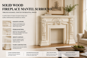 Modern indoor decorative wood burning decor flame <b>fireplace</b> insert artificial free standing wood shelf <b>fireplace</b> <b>mantel</b> - Product Image 6