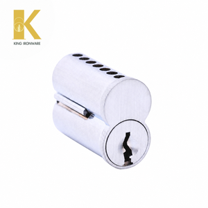 Cilindros de Cerradura de Reemplazo Rápido, Cromo Satinado, Latón, 7 Pines, Ranura en G, SFIC, para Seguridad de Puertas Comerciales - Product Image 5