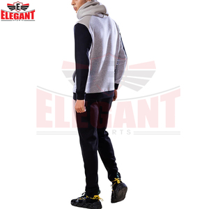 Conjunto Deportivo de Dos Piezas con Sudadera con Capucha y Pantalones Deportivos en Bloques de Color Personalizados, Ropa Deportiva Informal para Hombre - Product Image 2