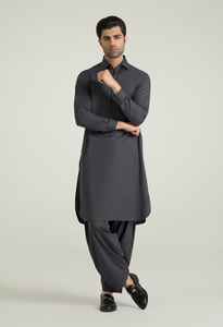 Últimos Trajes Tradicionales Pakistaníes de Shalwar Kameez Largos para Hombre, Transpirables, Casuales, para Fiestas y Bodas, Tallas Grandes, Venta al Por Mayor - Product Image 3