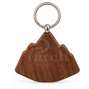 Wholesale Wooden Keychain Custom Wood Key Ring Natural Design For <b>Gifts</b> Events <b>Bags</b> Backpacks And Promotional Accessories - Product Image 3