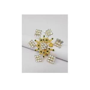 Porte-serviettes moderne en aluminium avec strass pour sapin de Noël, écologique, décoration de table festive pour mariage d'hiver - Product Image 6