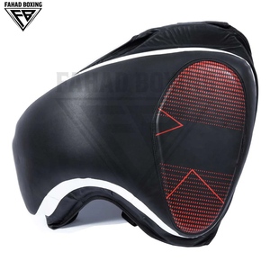 Red And Black Color Newest High-Visibility Target Training Gear Heavy-Duty Martial Arts Customizable Boxing Thigh Protector - Product Image 6