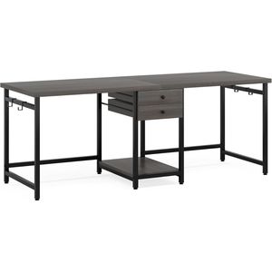 Scrivania per Computer da Ufficio per Due Persone con 2 Cassetti per Studio o Uso Domestico - Product Image 6