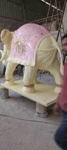 Hermoso Elefante Tradicional de Fibra, Diseño Profesional, Moderno, Clásico y Sencillo para Decoración de Bodas, Eventos y Templos - Product Image 3