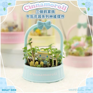 Ornements de plantation DIY pour enfants de la série Jardin d'après-midi Sanrio MINISO authentique, Hello KT Kuromi en pot, cadeau d'anniversaire - Product Image 6