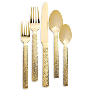 Juego de Cubiertos de Acero Inoxidable con Acabado Cepillado de Lujo para Hogares Modernos y Presentación de Alta Cocina - Product Image 3