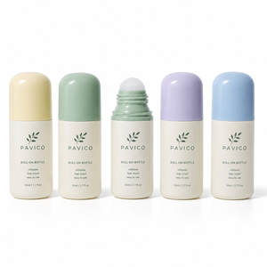 Flacon Roll-on Rond Personnalisé en PP 50ml Pastel avec Pompe Pulvérisatrice pour Déodorant et Emballage Cosmétique – Usine Vietnamienne Pavico - Product Image 2