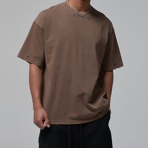 One-stop Customization Trendy 100% Cotton Quick Dry All-match <b>Top</b> Soft Stretch Casual Tee for Soccer Fans Football One-stop - Product Image 2