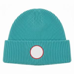 Bonnet en tricot côtelé de qualité supérieure avec logo personnalisé, chaud et doux pour l'hiver, mélange de laine acrylique, unisexe, mode et décontracté - Product Image 2