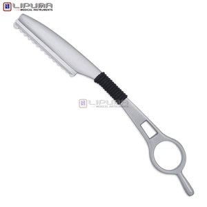Compre una Maquinilla de Afeitar Profesional de Acero Inoxidable para Hombres y Mujeres, Mango Antideslizante, Afeitado Preciso y Cómodo - Product Image 3