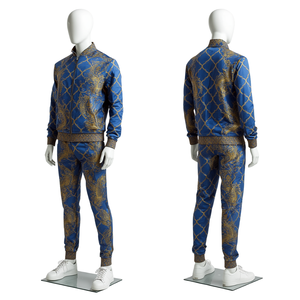 Conjunto Deportivo Unisex de Poliéster/Algodón con Estampado de Llamas Neón, Moda Urbana Contemporánea para Verano - Product Image 4