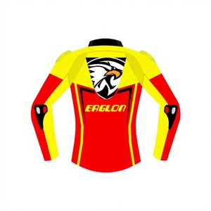 <b>Mens</b> Custom Cowhide Leather <b>Jacket</b>/Chaqueta CE Level 2 Armor Motorcycle Track Racing <b>Biker</b> with Speed Hump OEM Protector - Product Image 2