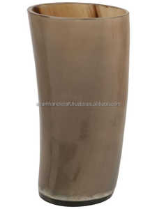 Personnalisé exquis Vintage ours boire Koi tasse fabriqués à la main en corne naturelle courte Antique sculpté Animal Style parfait affaires - Product Image 3