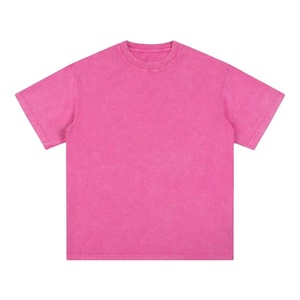 เสื้อยืดคอกลมแขนสั้นทรงยูนิเซ็กส์ ผ้าฝ้าย 100% คุณภาพสูง น้ำหนัก 250 กรัม สไตล์เรโทร ล้างสีแบบบาติก ไซส์พลัส - Product Image 3