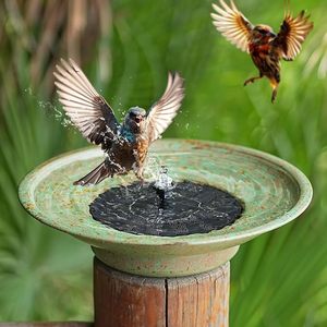 Atractivo Baño para Pájaros de Hierro Personalizable para Decoración de Jardín y Actividades de Bebedero para Aves, Hermoso para Uso Diario - Product Image 6