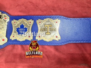 เข็มขัดแชมป์ทีมโตรอนโต เมเปิล ลีฟส์ ขนาดผู้ใหญ่ ทำจากสังกะสี หนา 2 มม. 4 มม. - Product Image 3