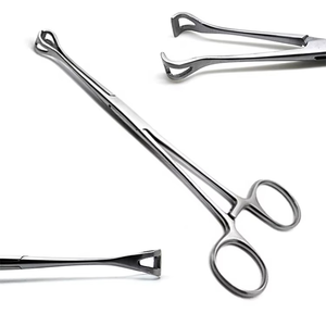 Pinces à tissus et intestins Babcock Premium 16cm 20cm 24cm en acier inoxydable, instruments chirurgicaux atraumatiques CE ISO - Product Image 1